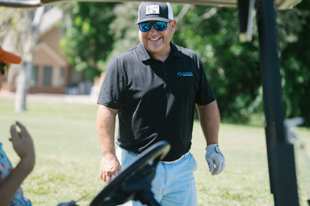Golf tournament participants