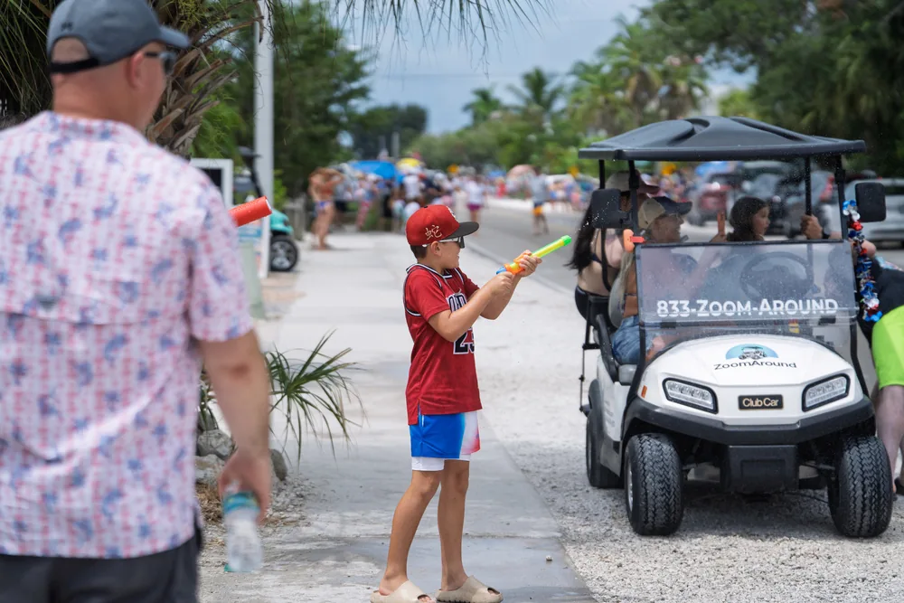 Base Wealth at the Anna Maria Island Fourth of July parade